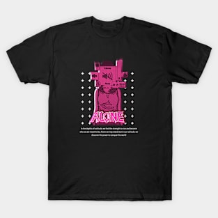 Alone design T-Shirt